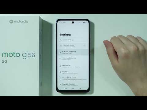 Motorola Moto G56: How to Turn ON/OFF Airplane Mode