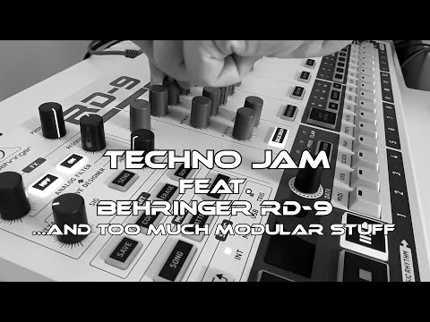 Techno Live Jam (feat. Behringer RD-9 and Modular Stuff)