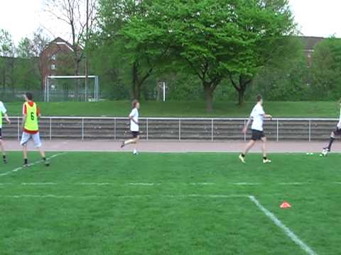 SR-Abseits-Training, Abseitsschulung, Nils zeigt wie es geht