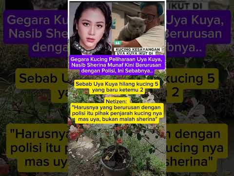 Because of Uya Kuya's pet cat, Sherina Munaf's fate is now facing the police.