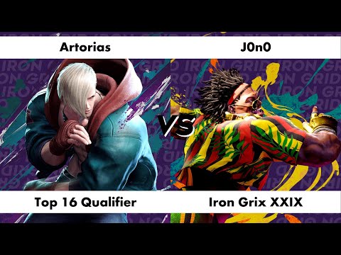 Iron Grid XXIX x MKNJ - Artorias (Ed) vs J0n0 (Dee Jay) - Top 16 Qualifier - SF6