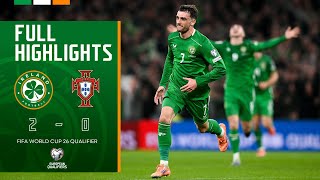 Highlights Irlandia Vs Portugal (2-0) Kualifikasi Piala Dunia 2026, Cristiano Ronaldo di Kartu Merah