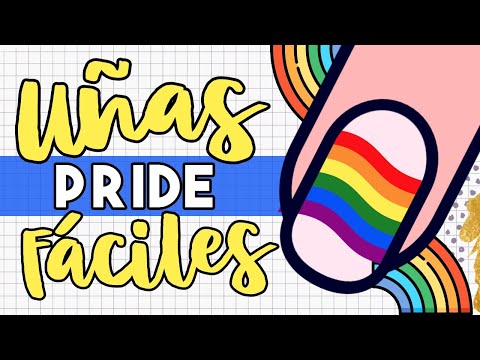 ¡FACILES Y COLORIDAS! UÑAS PRIDE/ORGULLO