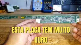 Qual placa de tv tem OURO?