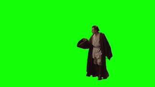 Obi-Wan Kenobi "it's a trick, send no reply, send no transmissions of any kind" green screen