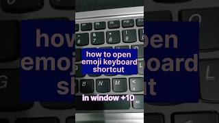 how to open emoji keyboard shortcut 🤯🤯 #viral #computer