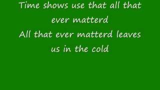 In the Cold by Acceptance with lyrics