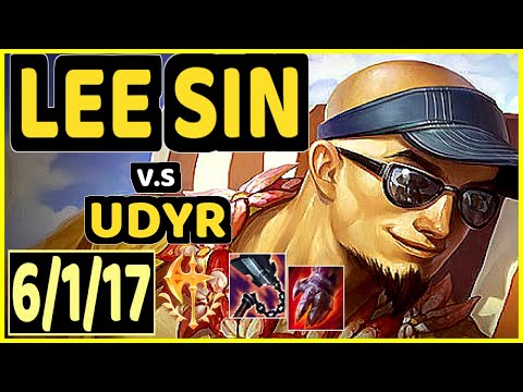 NJI (LEE SIN) vs UDYR - 6/1/17 KDA JUNGLE GAMEPLAY - EUW Ranked GRANDMASTER