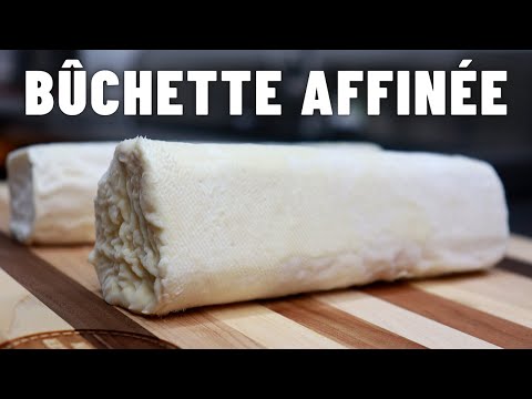 Recette de fromage maison: bûchette de chèvre affiné (Recette complète avec TOUTES les étapes)