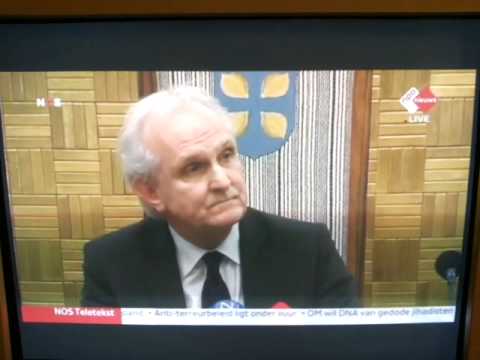 Persconferentie 29-01-2015 22:30 indringer mediapark NOS.