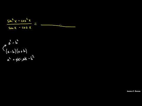 Vereinfachung der Ausdrücke von Winkelfunktionen 1