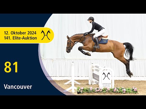 No. 81 Vancouver by Verdi - Lordanos | 141. Verden Elite-Auction on October, 12th