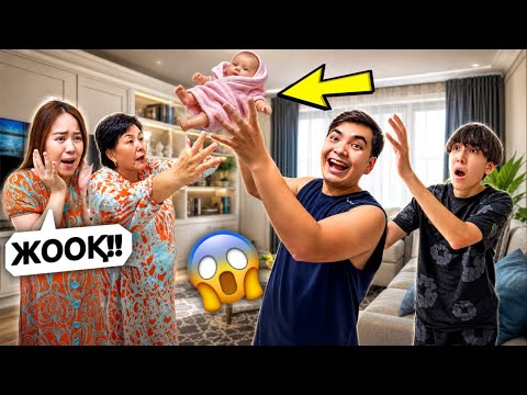 АЙСАФИДІ ҚУЫРШАҚҚА АУЫСТЫРЫП, БҮКІЛ ОТБАСЫМА ПРАНК ЖАСАДЫМ! 😱😂