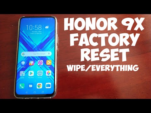 Honor 9X FACTORY RESET/WIPE EVERYTHING/REMOVE ALL PERSONAL INFORMATION & DATA