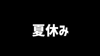 夏休みの予定