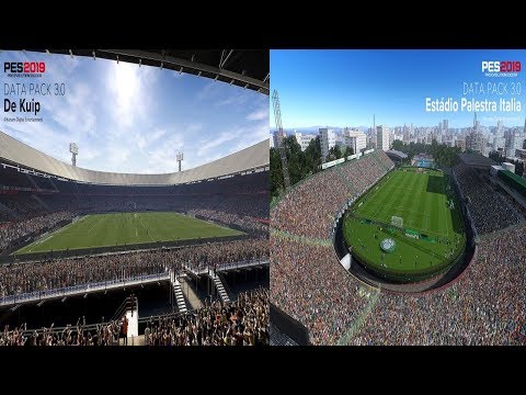 PES 2019 Data Pack 3.0 - New Stadium | De Kuip & Estádio Palestra Itália