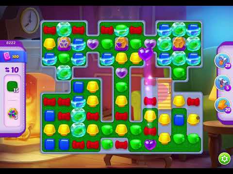 HomeScapes Level 8222 no boosters (17 moves)