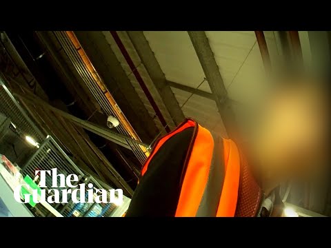 Undercover footage: manager at Sports Direct warehouse says worker can't leave during break