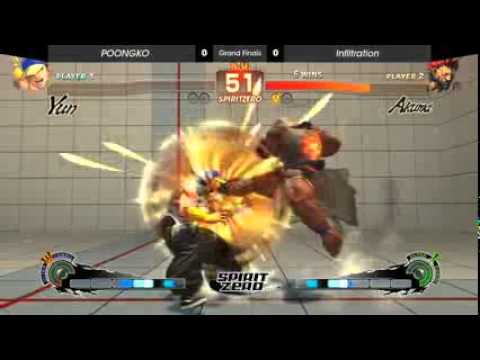 street fighter 2014  Spirit Zero Cup Grand Finals! Poongko vs Infiltration   Ultra Street Fighter 4