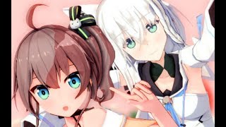 【VTuber MMD/60FPS】Shirakami Fubuki &amp; Natsuiro Matsuri【Drop Pop Candy】