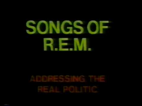 R.E.M. 1990 - 'Songs of R.E.M. - Addressing The Real Politic', Berklee College of Music, USA