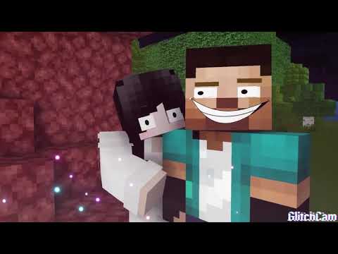 Herobrine(xdjames) love Sadako minecraft animation, hallowen , monster school (bad liar song)