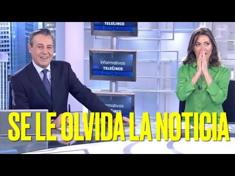 💥Ángeles Blanco SUFRE EN LAPSUS en PLENO DIRECTO en INFORMATIVOS TELECINCO y José Ribagorda
