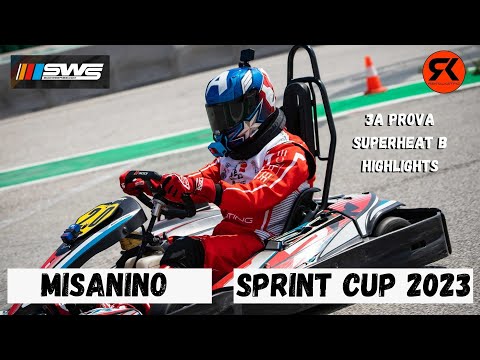 Misanino CUP SPRINT 2023 3a Prova - SuperHeat B HIGHLIGHTS #karting #rentalkarting #gopro