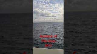 Cruise Ship Balcony View – Anthem of the Seas, English Channel (Oct 2021)