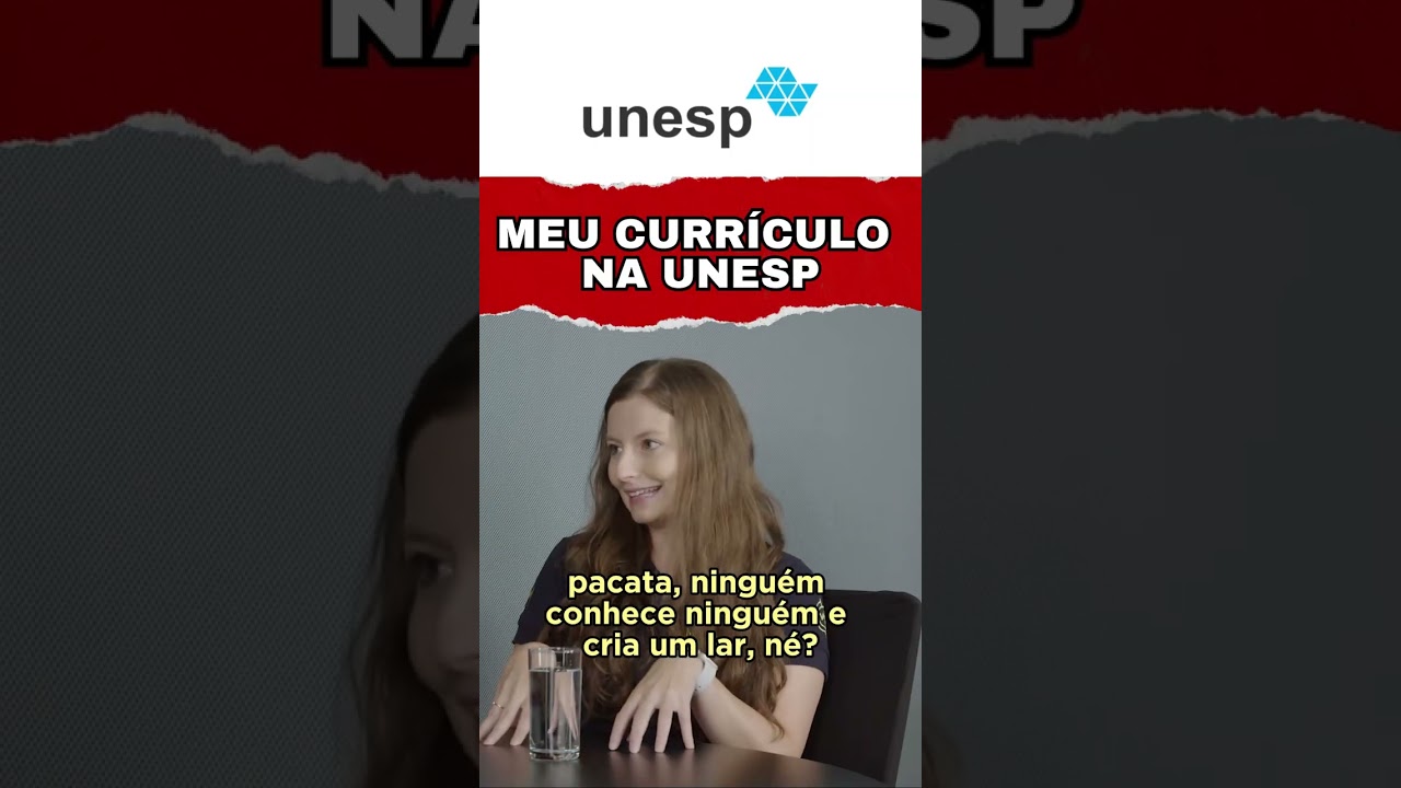 Meu currículo na UNESP Parte 1 #shorts