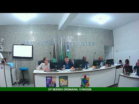 33ª SESSÃO ORDINÁRIA 11/06/2026 PEQUENO EXPEDIENTE, CÂMARA MUNICIPAL DE SIRIRI - SERGIPE