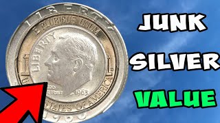 How Much Is My Silver Coin Worth? Junk Silver Melt Values!