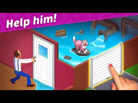 Homescapes Story Walkthrough Gameplay Part1 - Day1