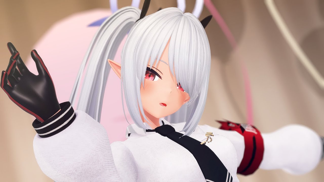 【MMDブルアカ】銀鏡イオリで こっち向いてBaby【4K】