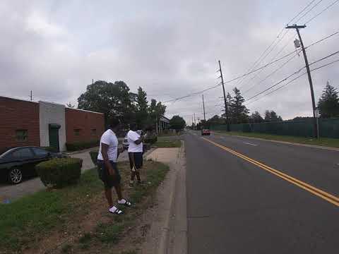 Buick Regal Custom Ghost Raceing With a pop a wheelie in the end New York Street Race Sunday Funday