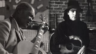 Rev. Gary Davis teaching Samson & Delilah to Woody Mann