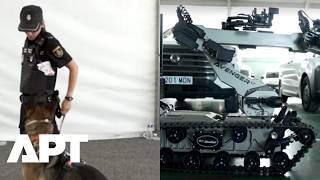French Police Deploy Sniffer Dogs and Security Robots Ahead of High-Stakes G7 Summit | APT