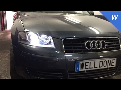 Audi A3 Xenon headlights installation
