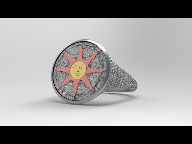 Фото Signet ring "Sun"