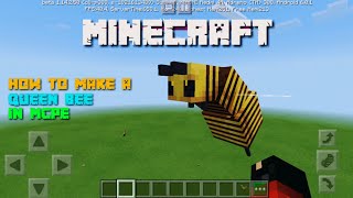 Minecraft Tutorial; How to make a Queen Bee In Minecraft