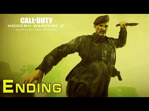 Modern Warfare 2 Remastered Ending - Captain Price VS Shepherd (4K 60FPS) Gameplay Walkthrough
