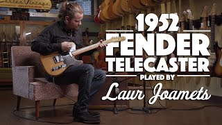 Video thumbnail for 1952 Fender Telecaster played by Laur Joamets by Carter Vintage Guitars