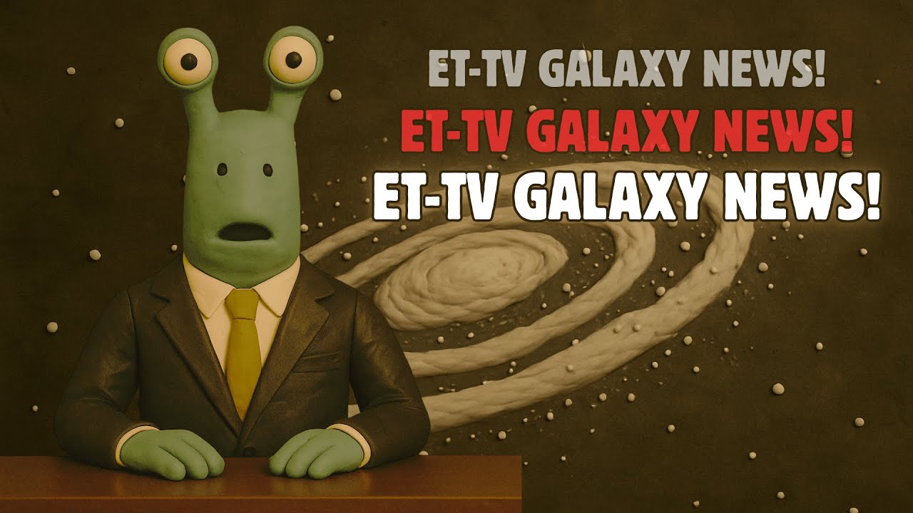 LIVE from Outer Space! | ET-TV Galaxy News | Animated Comedy | Claymation