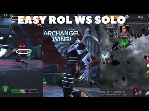 MCOC | 6* rank 4 awakened Archangel vs ROL WS! | marvel contest of champions