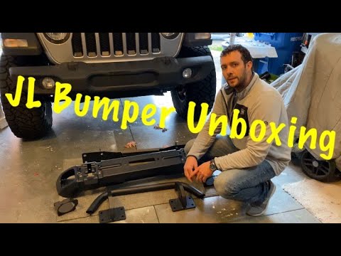 New JL & JT Rugged Ridge Arcus Front Bumper Unboxing