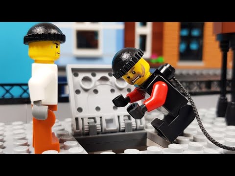 Lego Robbery -  Batman Saves The City