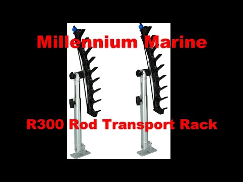 Millennium Marine R300 Rod Rack mounted on Tracker 195txw