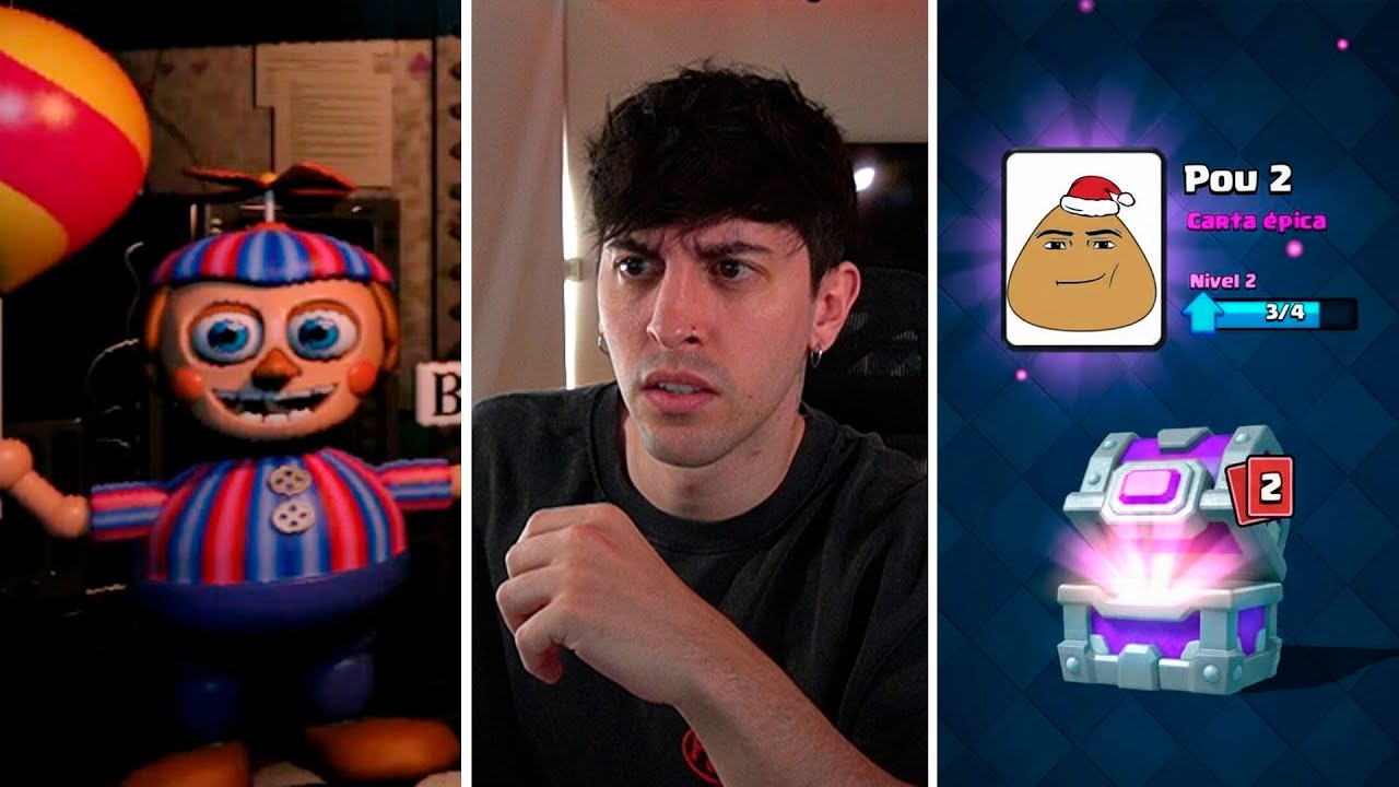 🎈 Fnaf 2 (Noche 7) 🎈 POU 2?? 🎈 CLASH ROYALE 🎈VIERNES CON ROB 🎈