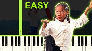 NEVER SAY NEVER | THE KARATE KID - EASY Piano Tutorial