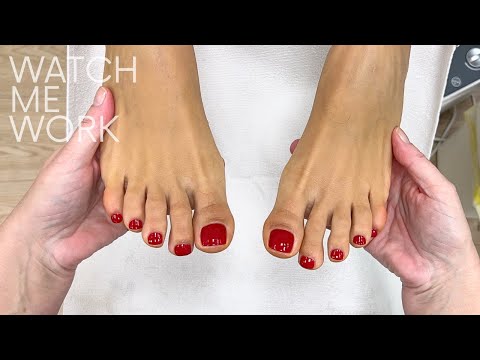 1 hr pedicure (no talking, just working listening to relaxing music)